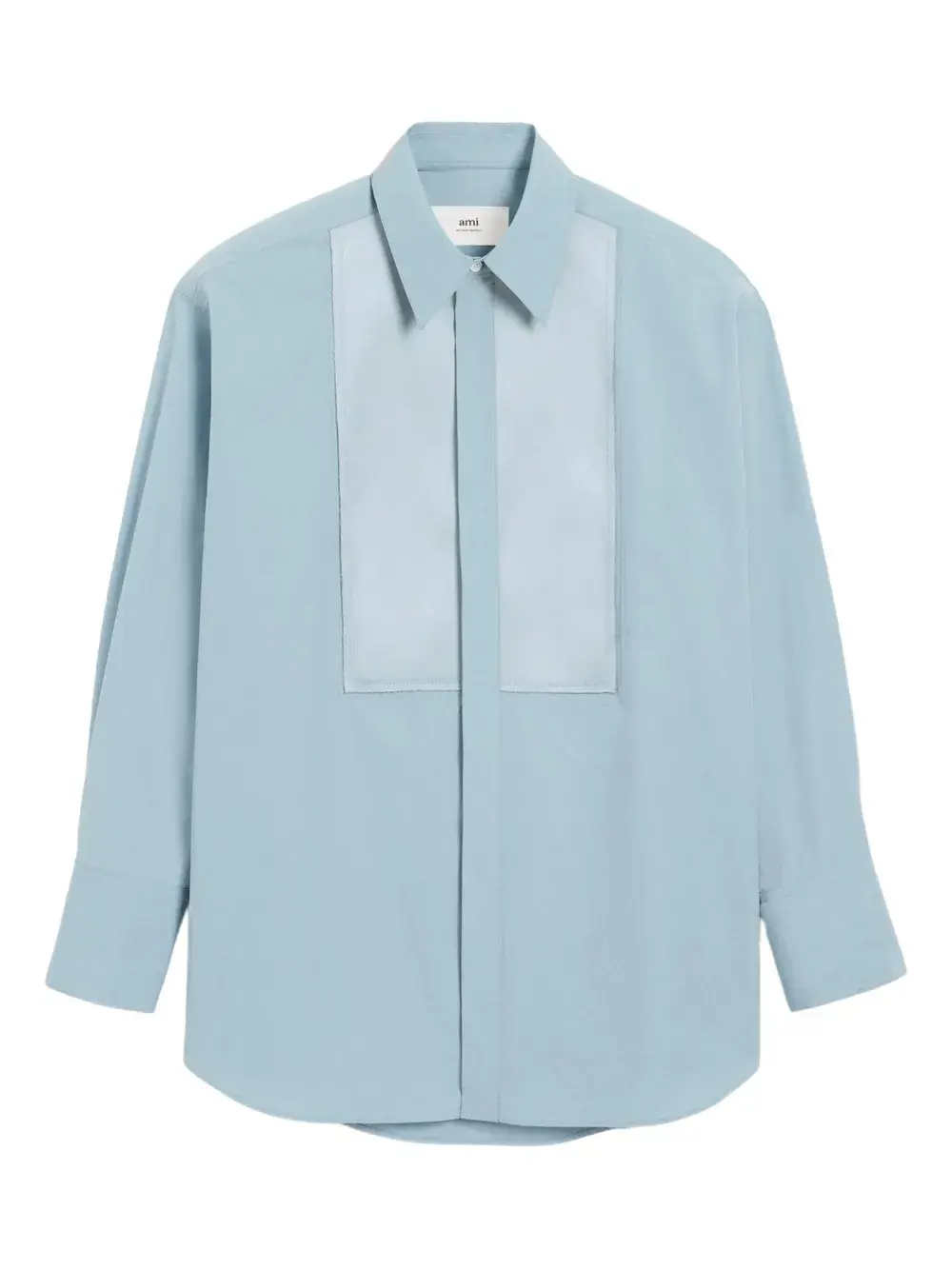 Хлопковая рубашка AMI Paris, синий
Хлопковая рубашка AMI Paris, синий