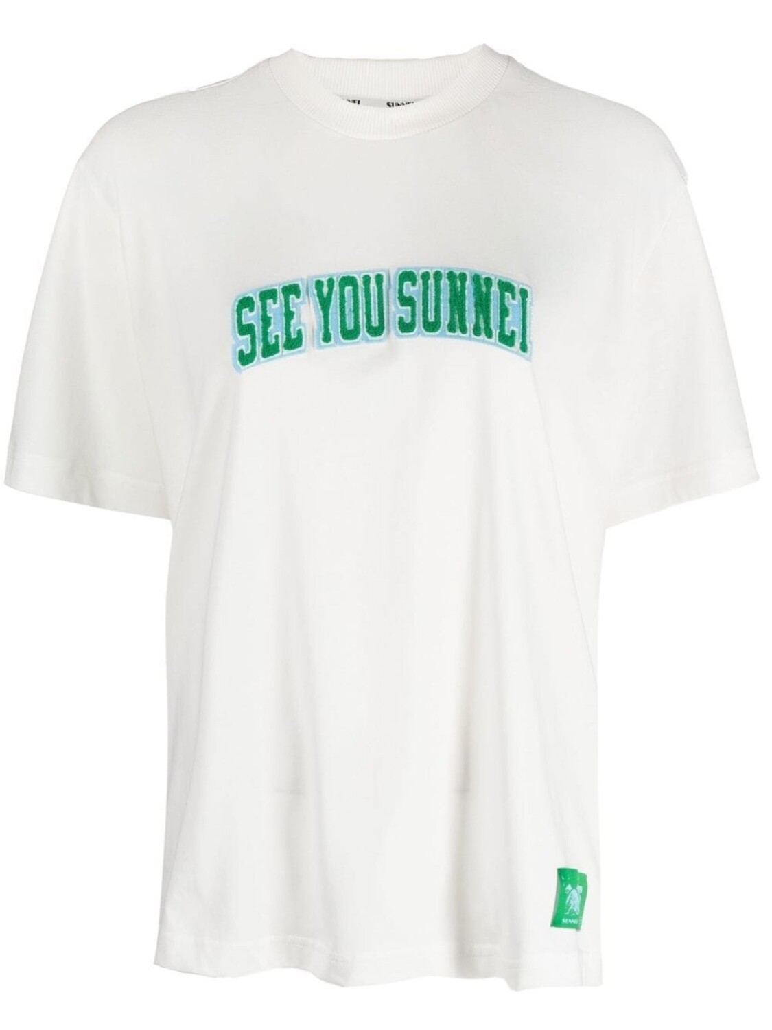 Sunnei футболка с нашивкой-логотипом, белый
Sunnei футболка с нашивкой-логотипом, белый
