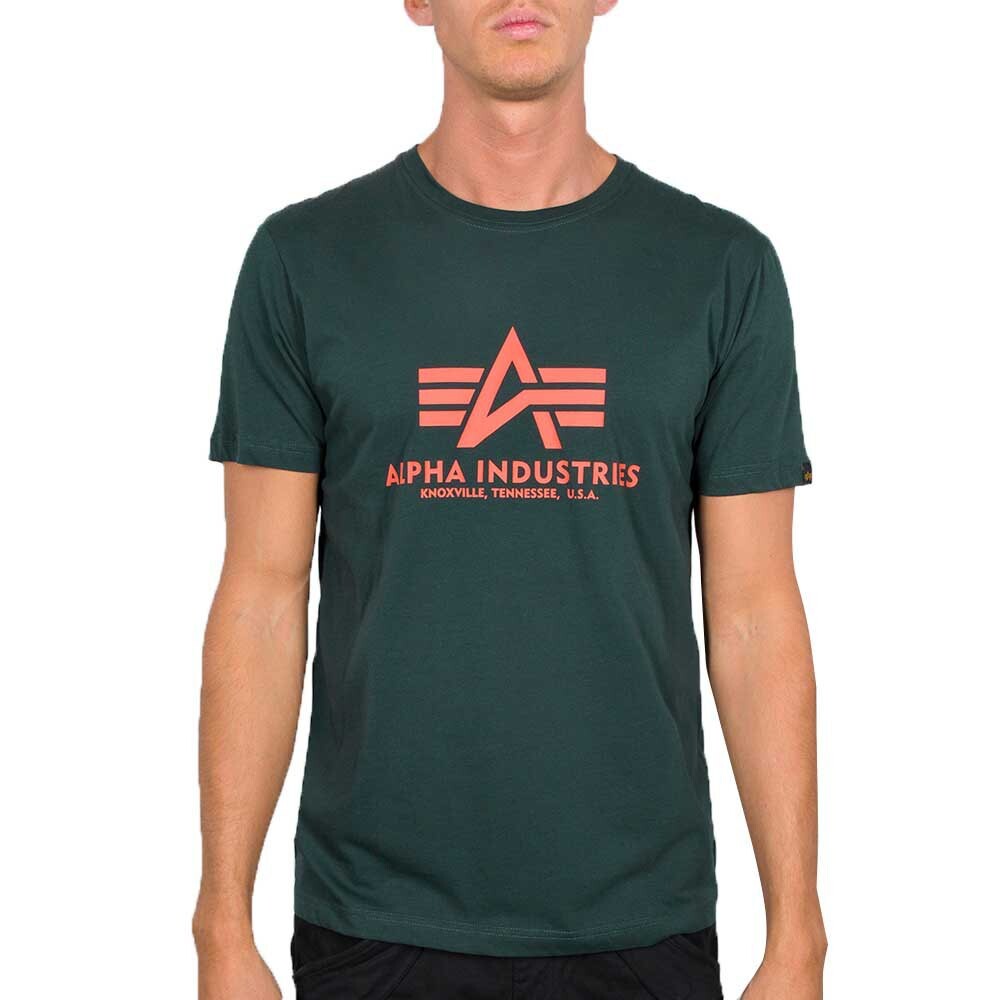 Футболка с коротким рукавом Alpha Industries Basic, зеленый
Футболка с коротким рукавом Alpha Industries Basic, зеленый