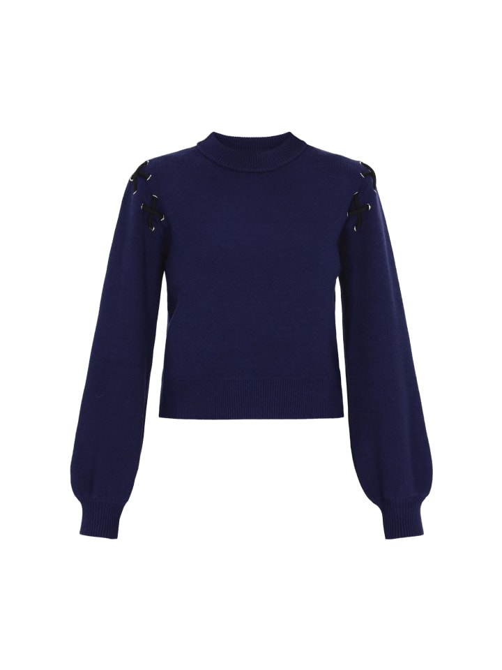 Женский свитер темно-синего цвета myMo ROCKS
Женский свитер темно-синего цвета myMo ROCKS