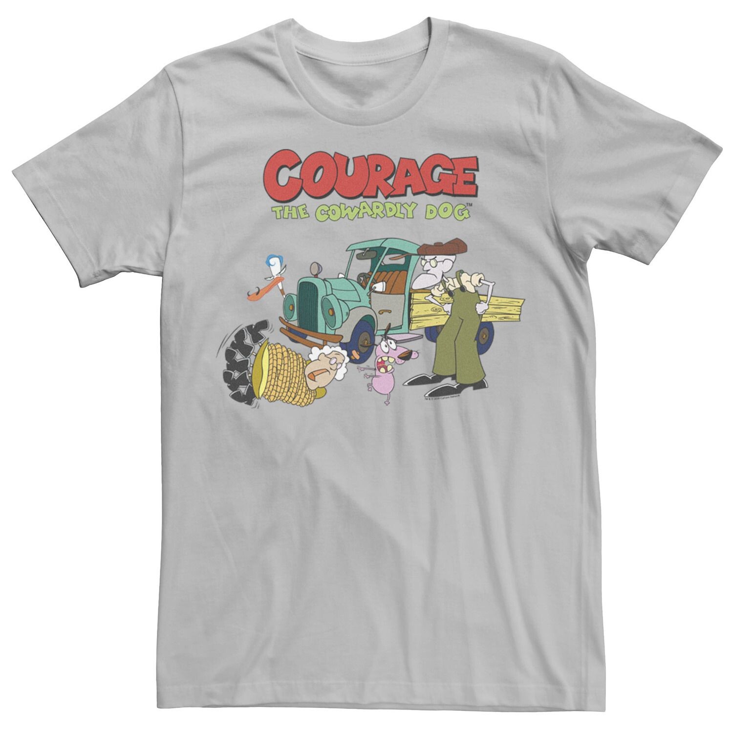 Мужская футболка с логотипом Courage The Cowardly Dog Scene Licensed Character, серебристый
Мужская футболка с логотипом Courage The Cowardly Dog Scene Licensed Character, серебристый