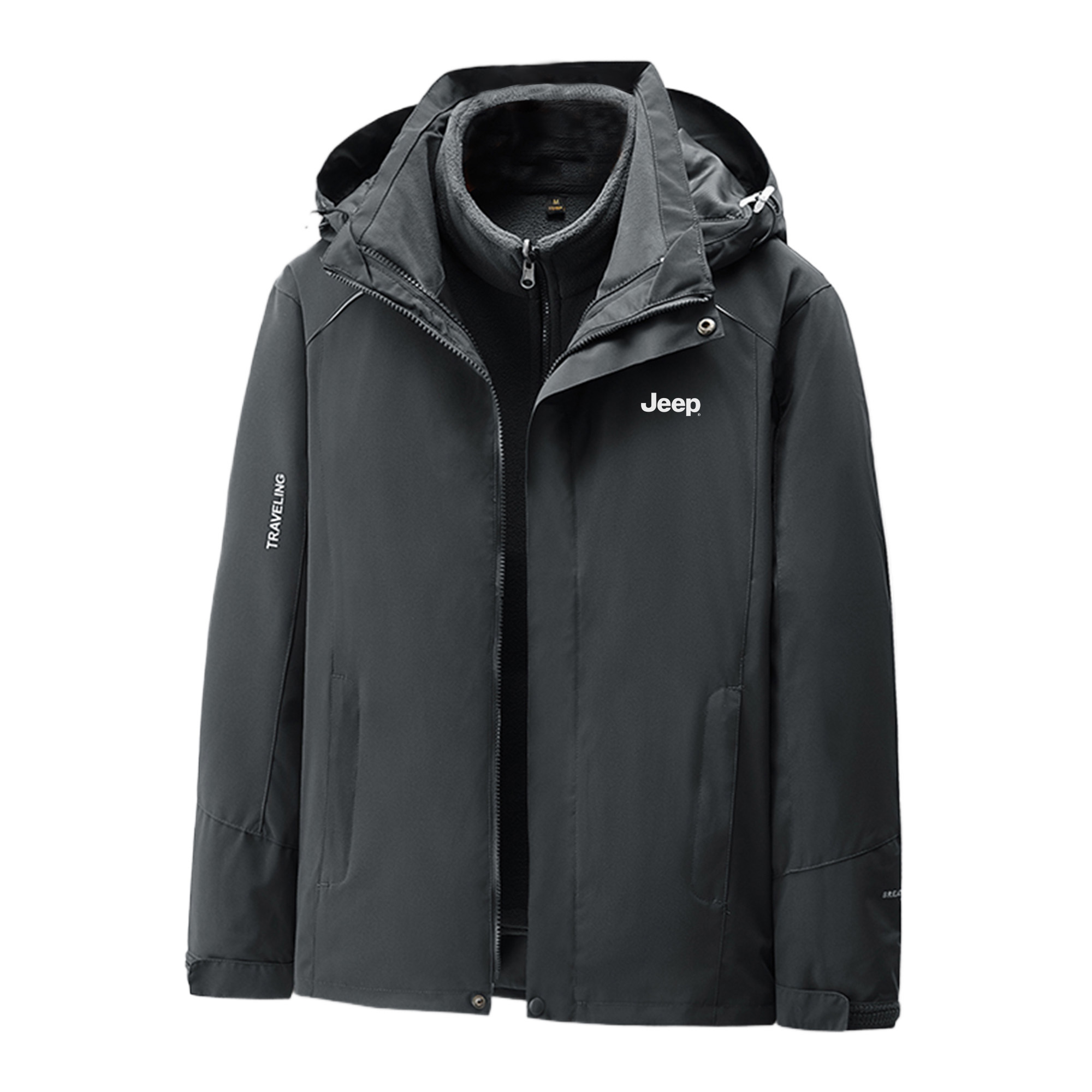 Jeep Ветровка Unisex, Men's Gray (Letter Version)
Jeep Ветровка Unisex, Men's Gray (Letter Version)