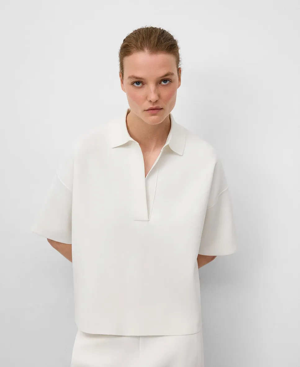 Женский короткий рукав поло из трикотажа Adolfo Dominguez, цвет Crudo
Женский короткий рукав поло из трикотажа Adolfo Dominguez, цвет Crudo