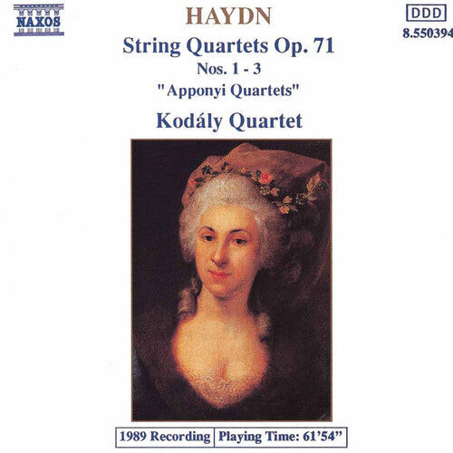 CD диск Haydn / Kodaly Quartet: String Quartets Op 71, 1-3
CD диск Haydn / Kodaly Quartet: String Quartets Op 71, 1-3