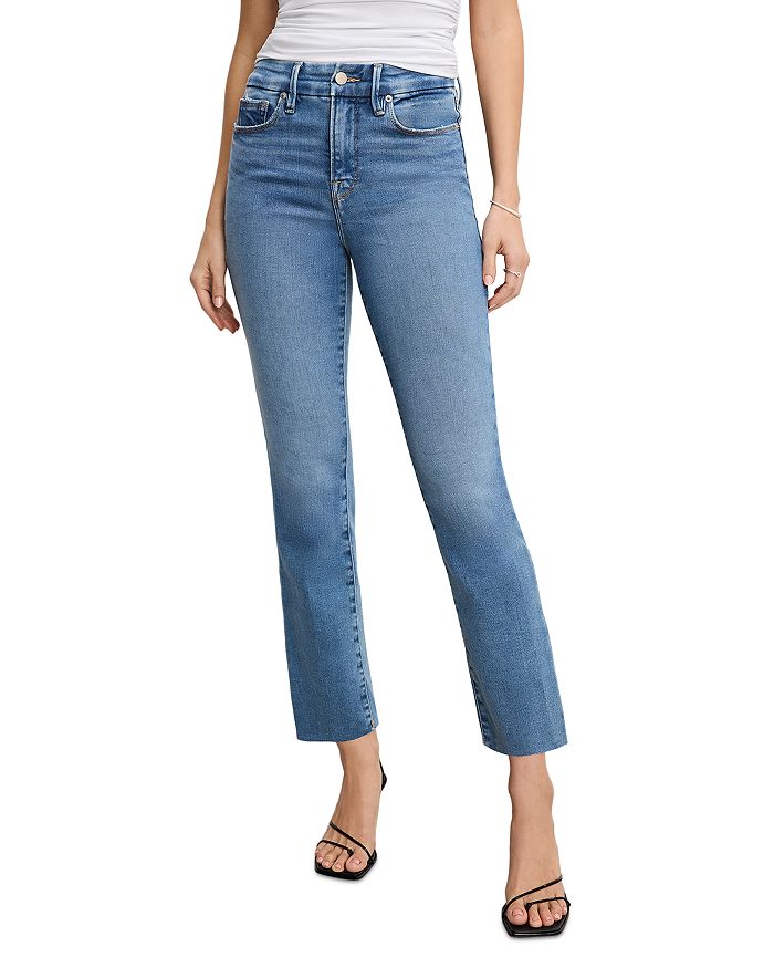 Мягкие технологичные джинсы Good Legs High Rise Ankle Straight Jeans в цвете индиго 514 Good American, синий
Мягкие технологичные джинсы Good Legs High Rise Ankle Straight Jeans в цвете индиго 514 Good American, синий