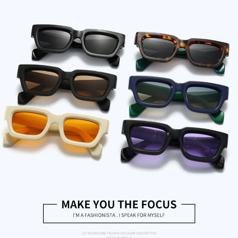 Ретро-солнцезащитные очки маленького размера для женщин и мужчин, винтажные, в массивной толстой оправе, защита от УФ-излучения UV400 TYUVIVO, Black Yellow
Ретро-солнцезащитные очки маленького размера для женщин и мужчин, винтажные, в массивной толстой оправе, защита от УФ-излучения UV400 TYUVIVO, Black Yellow