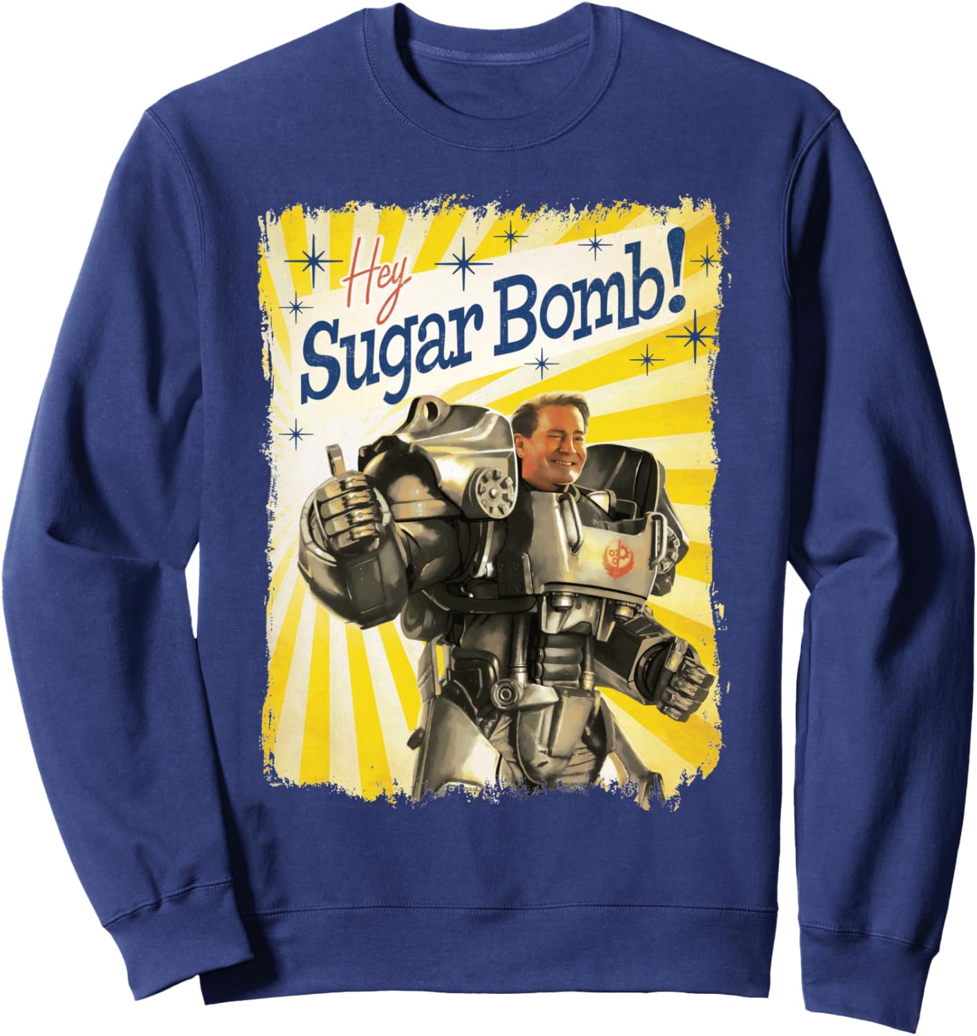 Hey Sugar Bomb! Толстовка Fallout, темно-синий
Hey Sugar Bomb! Толстовка Fallout, темно-синий