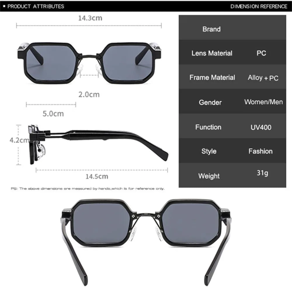 Женские солнцезащитные очки в стиле панк, двухцветные, с защитой от УФ-излучения UV400; мужские солнцезащитные очки с градиентным покрытием LANGSER, Pink Tea Pink
Женские солнцезащитные очки в стиле панк, двухцветные, с защитой от УФ-излучения UV400; мужские солнцезащитные очки с градиентным покрытием LANGSER, Pink Tea Pink