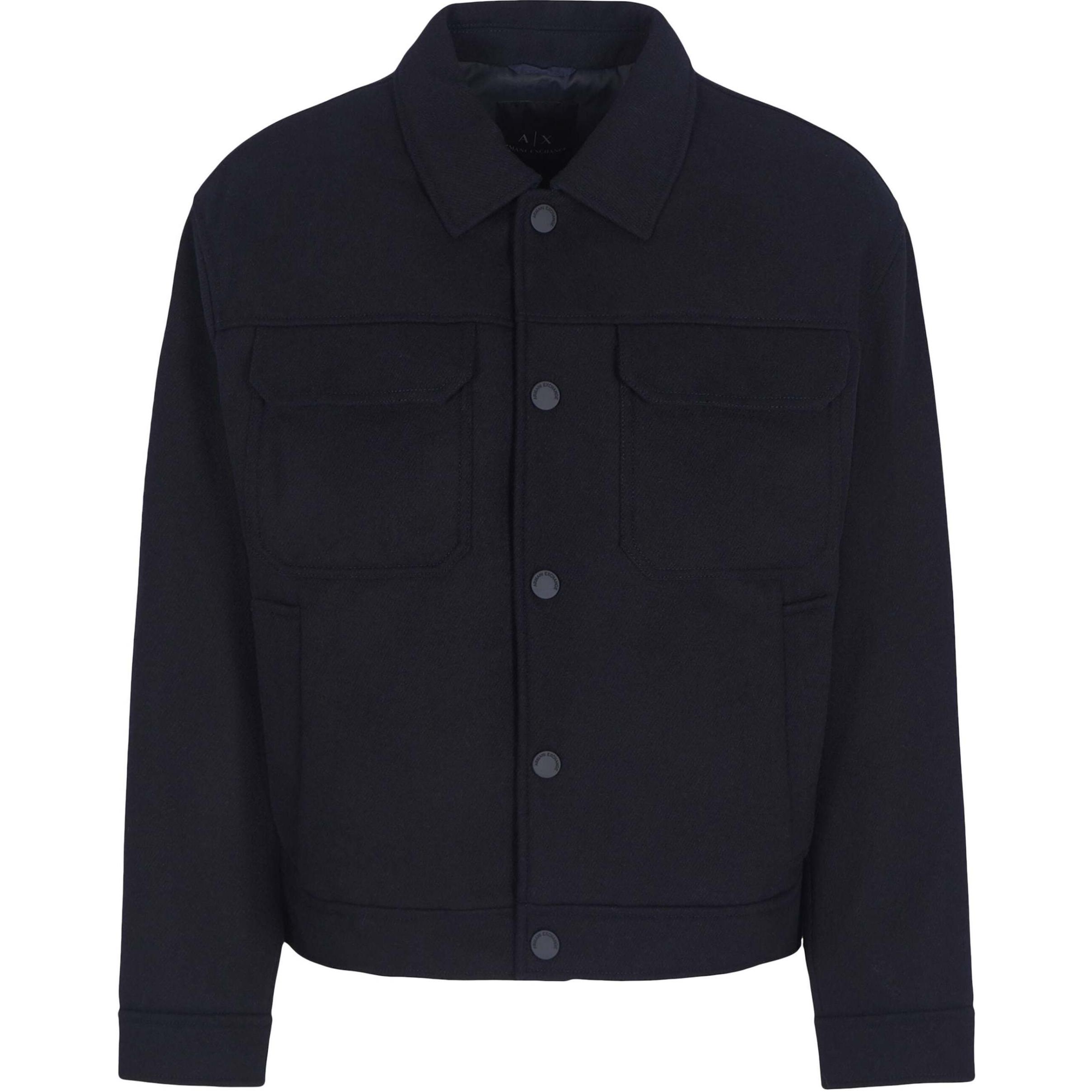 ARMANI EXCHANGE Твиловая рубашка-куртка, Marine Blue
ARMANI EXCHANGE Твиловая рубашка-куртка, Marine Blue