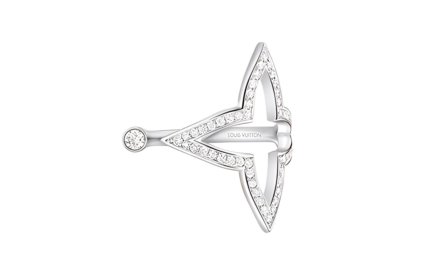 LOUIS VUITTON Кольцо Lv Ombre Blossom Open Ring из белого золота с бриллиантами
LOUIS VUITTON Кольцо Lv Ombre Blossom Open Ring из белого золота с бриллиантами