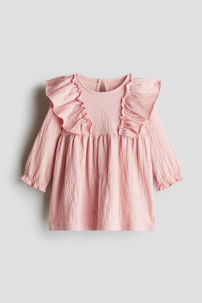 Платье из жатого джерси H&M, розовый
Платье из жатого джерси H&M, розовый