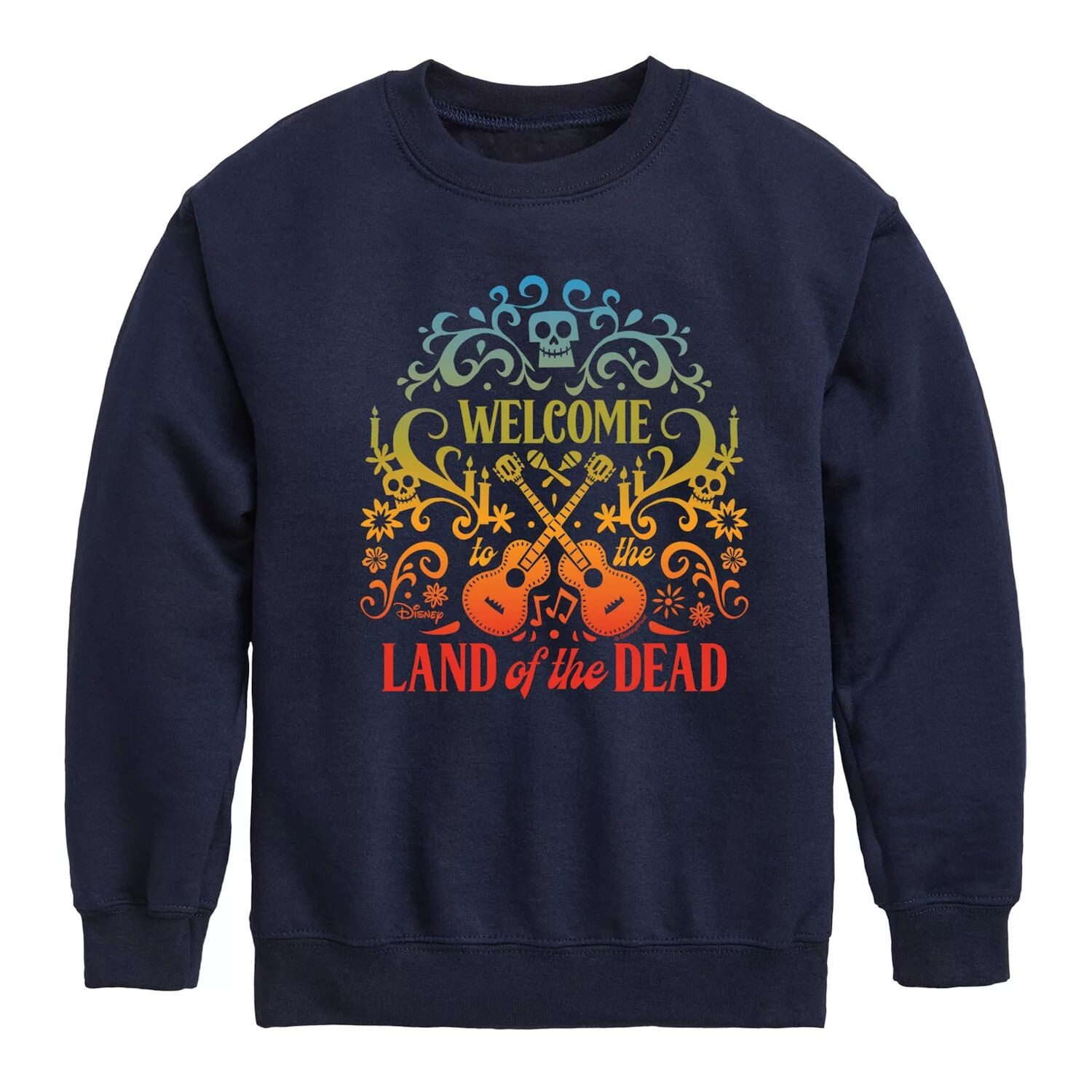 Флисовый свитшот Disney/Pixar's Coco Boys 8-20 Welcome To Land Of The Dead Licensed Character, синий
Флисовый свитшот Disney/Pixar's Coco Boys 8-20 Welcome To Land Of The Dead Licensed Character, синий