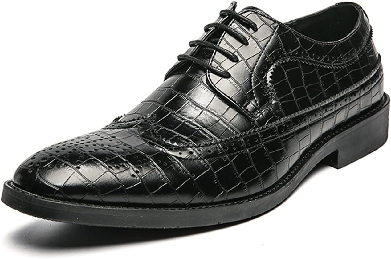 Мужские деловые туфли на шнурках с полированным носком из веганской кожи, с подошвой из резины с противоскользящим эффектом, подходят для разных случаев. (Цвет: коричневый, размер: 10) Gommer
Мужские деловые туфли на шнурках с полированным носком из веганской кожи, с подошвой из резины с противоскользящим эффектом, подходят для разных случаев. (Цвет: коричневый, размер: 10) Gommer