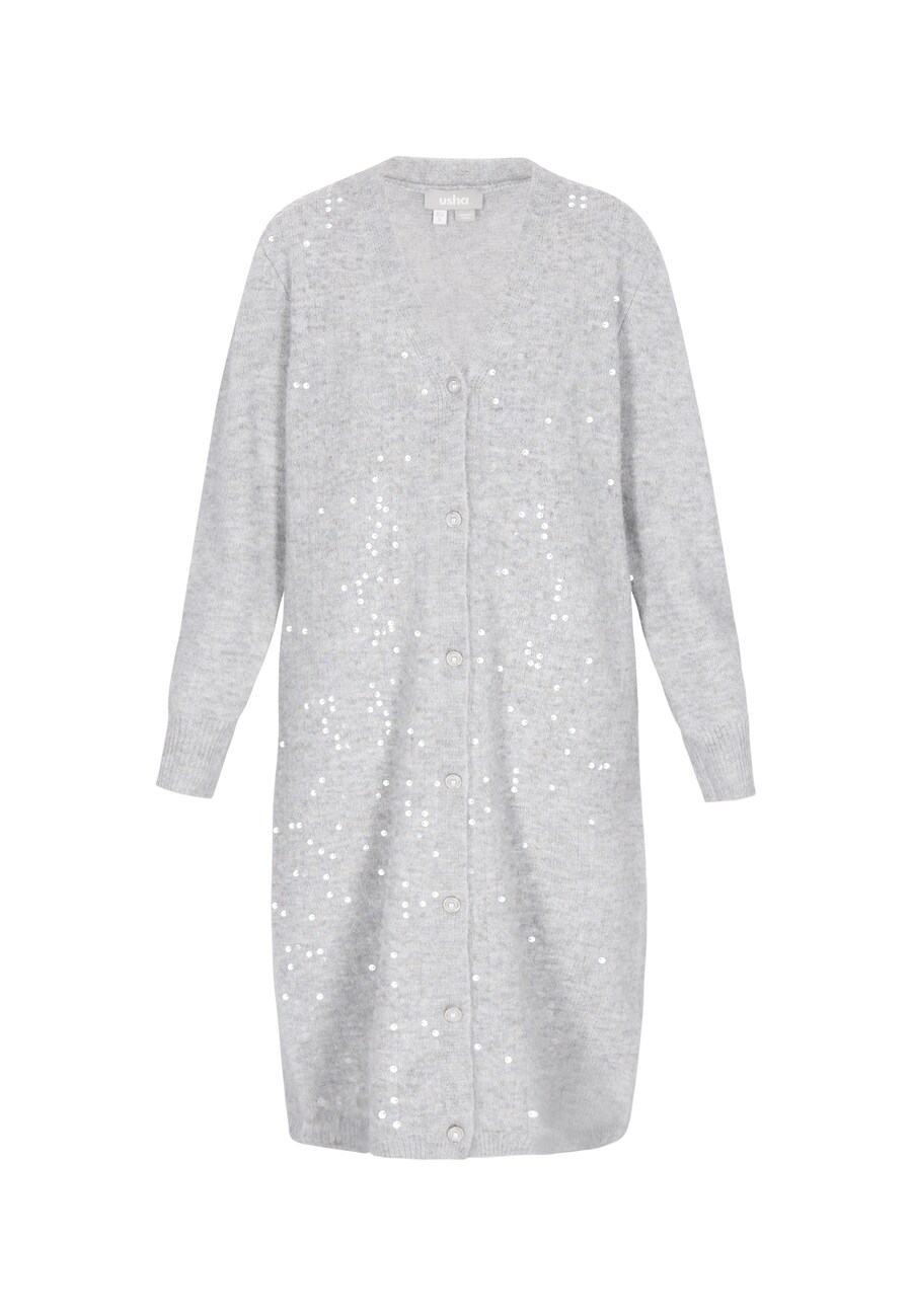 Вязаный кардиган Usha, светло-серый
Вязаный кардиган Usha, светло-серый