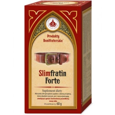 Слимфратин Форте, Produkty Bonifraterskie, 30 сасз.
Слимфратин Форте, Produkty Bonifraterskie, 30 сасз.