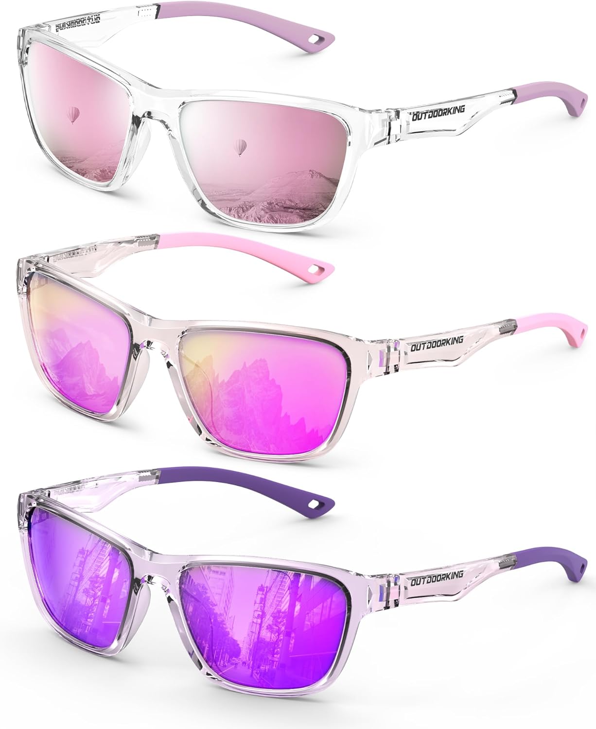 Поляризованные солнцезащитные очки KALIYADI для мужчин и женщин: солнцезащитные очки с легкой оправой для вождения, рыбалки и защиты от УФ-излучения UV400, A14-transparent/Pink+pink+purple
Поляризованные солнцезащитные очки KALIYADI для мужчин и женщин: солнцезащитные очки с легкой оправой для вождения, рыбалки и защиты от УФ-излучения UV400, A14-transparent/Pink+pink+purple