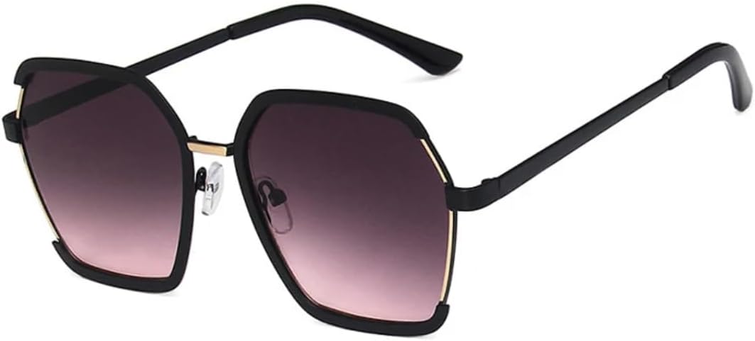 Большие женские солнцезащитные очки для активного отдыха, мужские металлические солнцезащитные очки в полуободковой оправе, женские солнцезащитные очки для путешествий, очки с защитой от УФ-излучения UV400 VVTWSSW, Black Gray
Большие женские солнцезащитные очки для активного отдыха, мужские металлические солнцезащитные очки в полуободковой оправе, женские солнцезащитные очки для путешествий, очки с защитой от УФ-излучения UV400 VVTWSSW, Black Gray