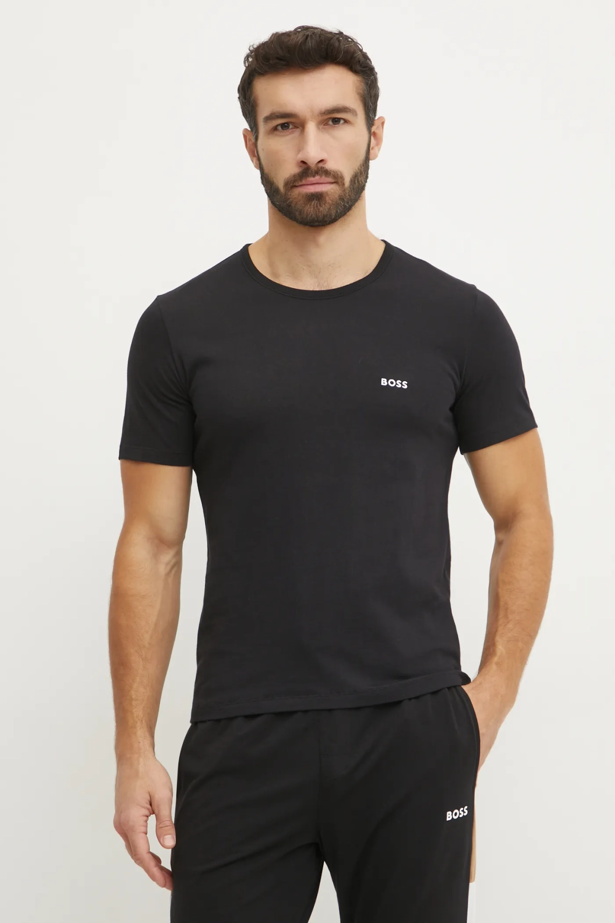 3 пары хлопковых футболок BOSS, черный
3 пары хлопковых футболок BOSS, черный