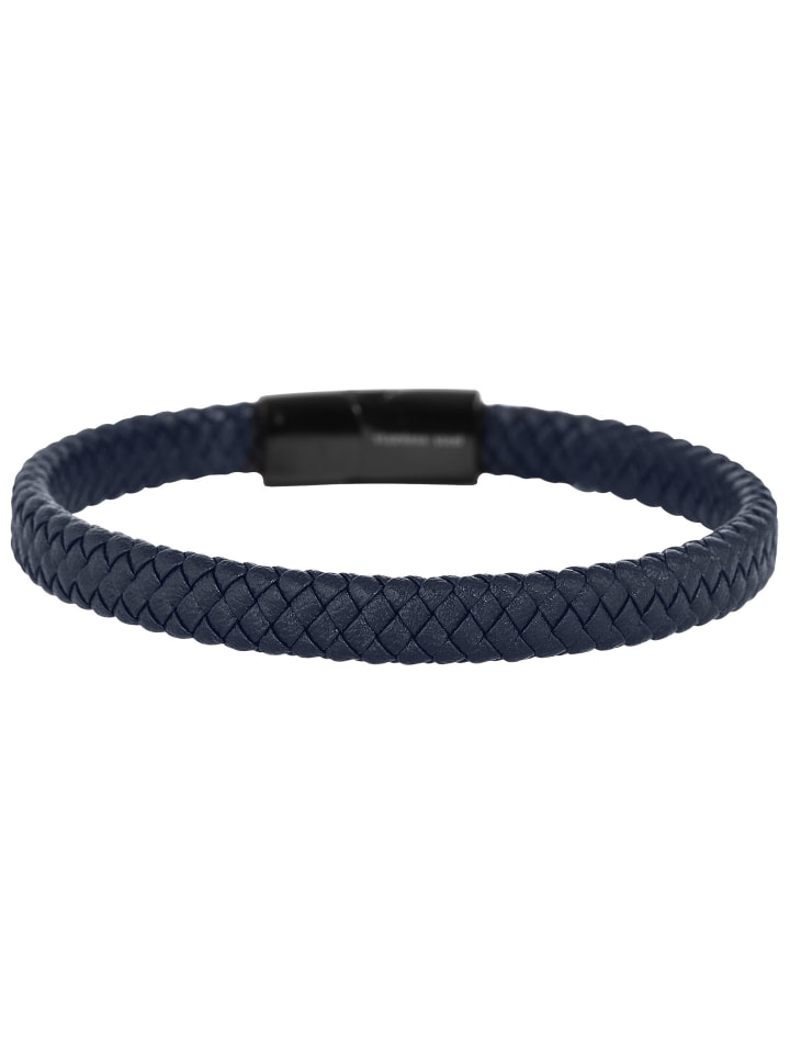 Adeliás Браслет унисекс - текстильный браслет из кожи, 20 см, синий
Adeliás Браслет унисекс - текстильный браслет из кожи, 20 см, синий