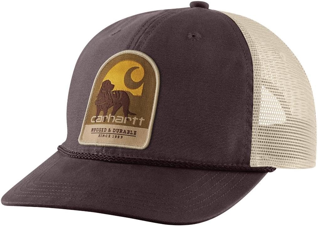 Carhartt мужская кепка с сетчатой спинкой и нашивкой Dog Patch, Dark Sepia
Carhartt мужская кепка с сетчатой спинкой и нашивкой Dog Patch, Dark Sepia