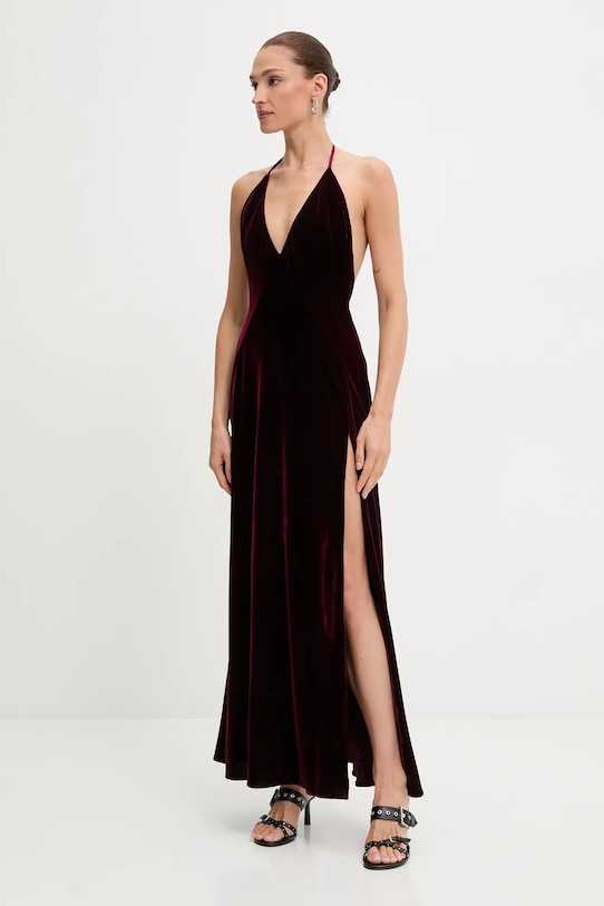Бархатное платье Bardot, бордовый
Бархатное платье Bardot, бордовый