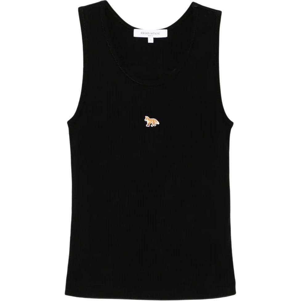 Майка с вышивкой лисы Maison Kitsune, черный
Майка с вышивкой лисы Maison Kitsune, черный