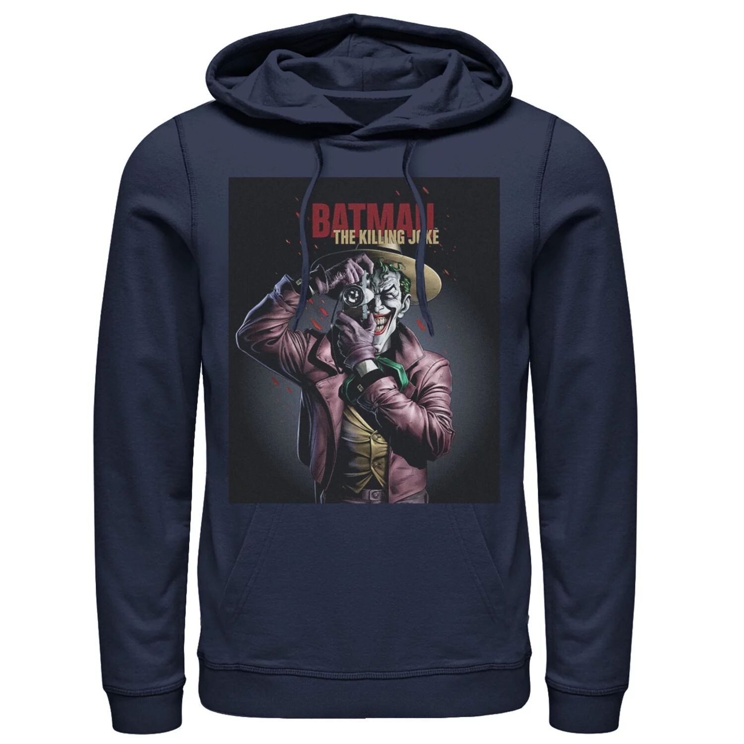 Мужская толстовка с плакатом и плакатом Batman The Killing Joke Joker, Blue DC Comics, синий 
Мужская толстовка с плакатом и плакатом Batman The Killing Joke Joker, Blue DC Comics, синий