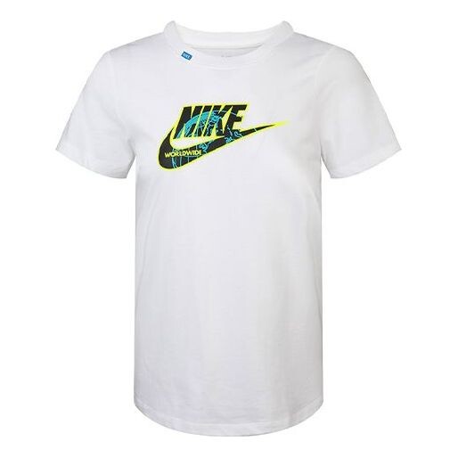 Футболка спортивная с круглым вырезом повседневные с коротким рукавом Nike, белый
Футболка спортивная с круглым вырезом повседневные с коротким рукавом Nike, белый