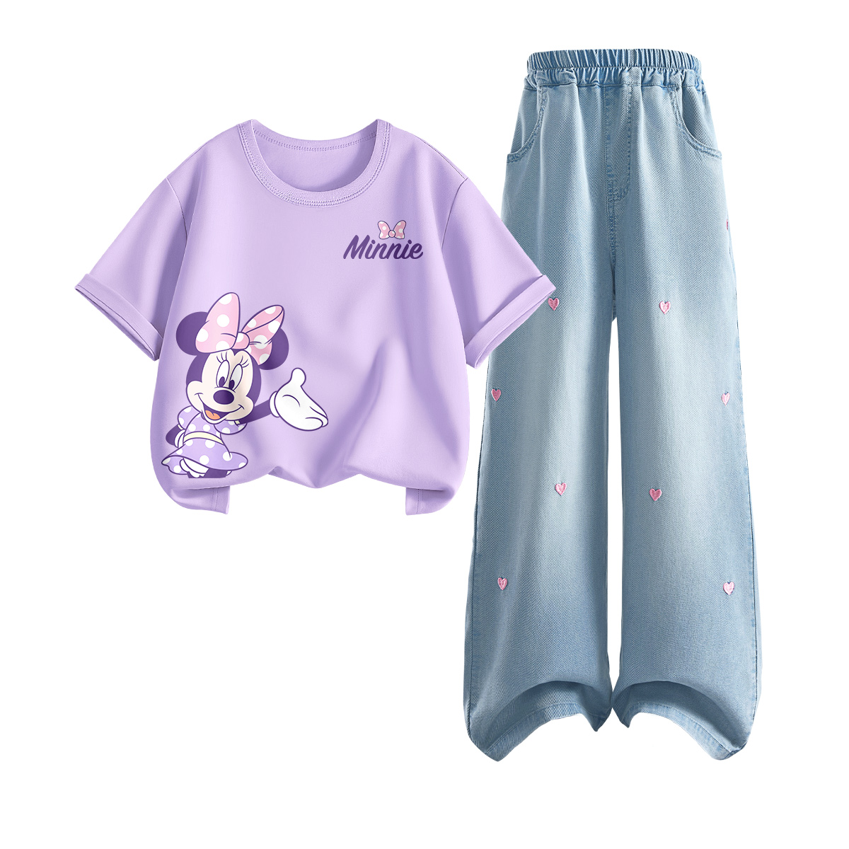 Детская повседневная спортивная одежда Disney, светло-голубой
Детская повседневная спортивная одежда Disney, светло-голубой