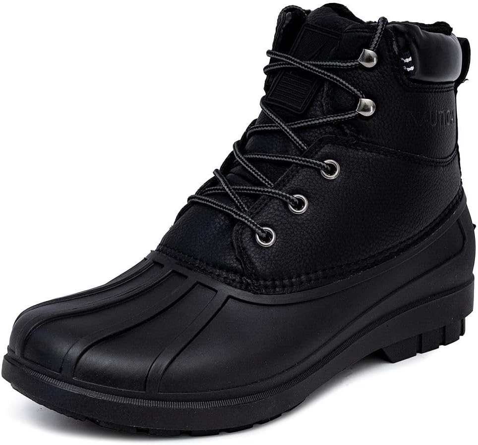 Мужские ботинки Nautica Duck водонепроницаемые с утепленной подкладкой для снега и дождя, зимние ботинки на шнуровке Channing, расширенные размеры 7-16, черный
Мужские ботинки Nautica Duck водонепроницаемые с утепленной подкладкой для снега и дождя, зимние ботинки на шнуровке Channing, расширенные размеры 7-16, черный