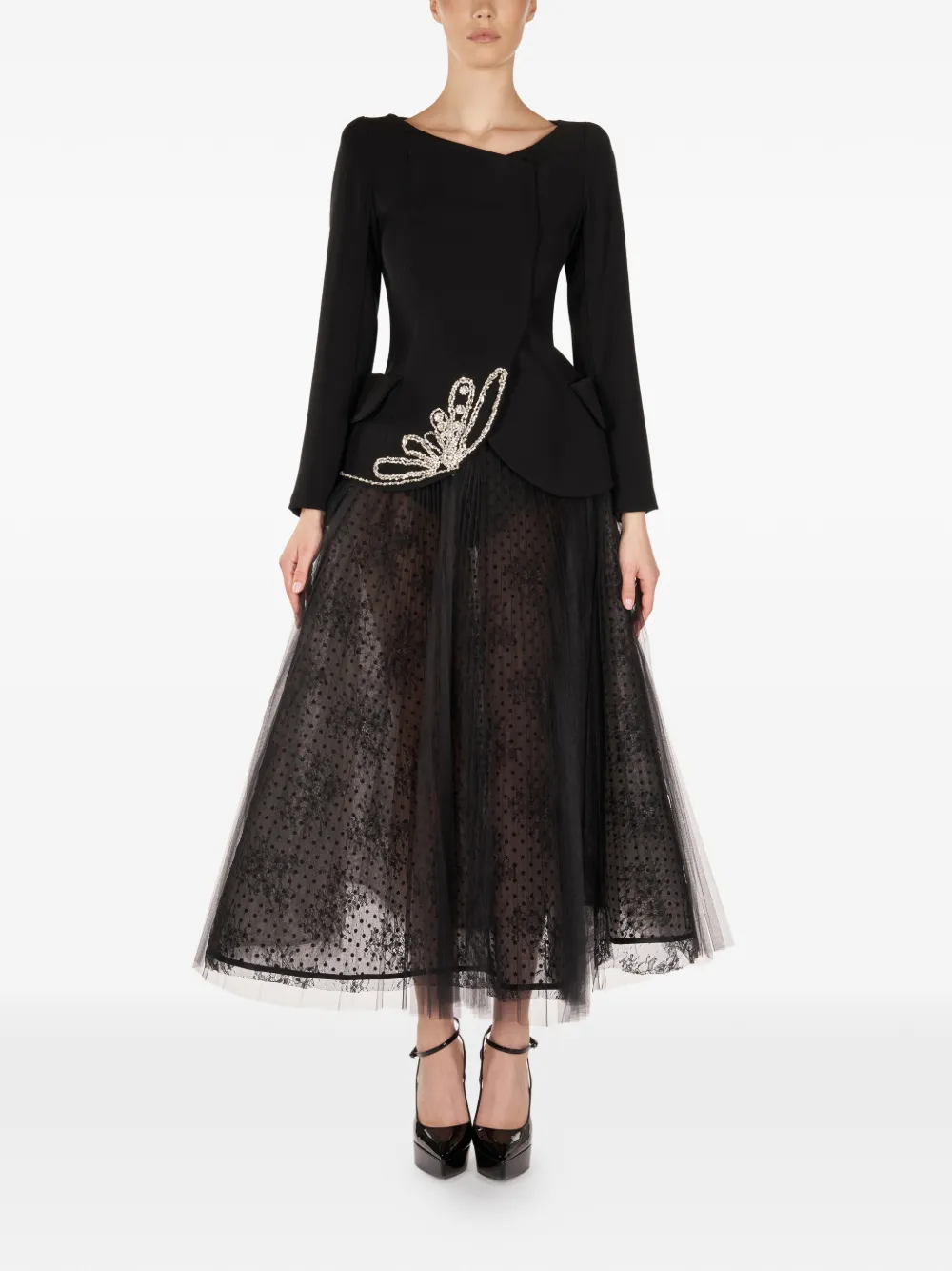 Комбинезон с отделкой и вставками Araftu, черный
Комбинезон с отделкой и вставками Araftu, черный