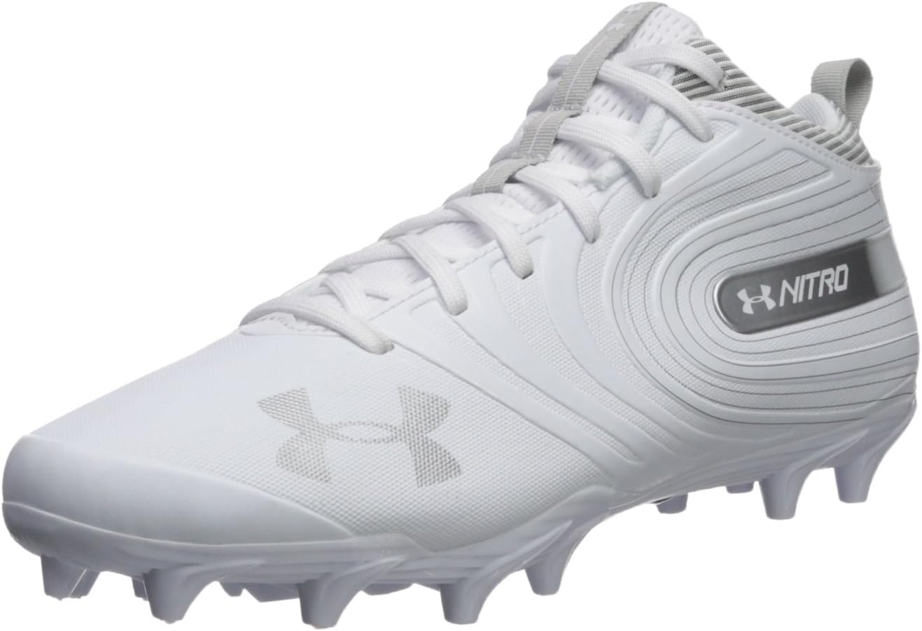 Under Armour мужские кроссовки Nitro Mid MC, White/Metallic Silver
Under Armour мужские кроссовки Nitro Mid MC, White/Metallic Silver