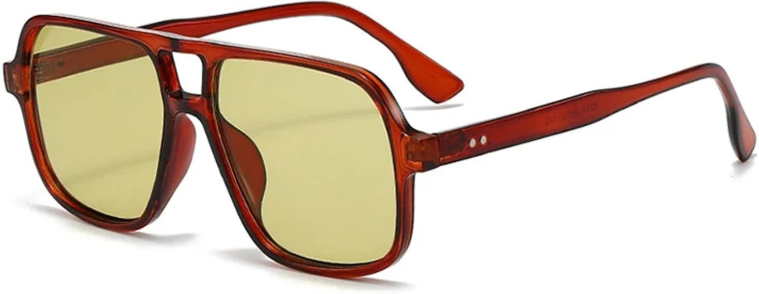 Ретро-солнцезащитные очки с двойной перемычкой для женщин, модные очки с леопардовым принтом для мужчин, с заклепками, конфетного цвета, защита от УФ-излучения UV400 VFDHN, Brown Light Green
Ретро-солнцезащитные очки с двойной перемычкой для женщин, модные очки с леопардовым принтом для мужчин, с заклепками, конфетного цвета, защита от УФ-излучения UV400 VFDHN, Brown Light Green