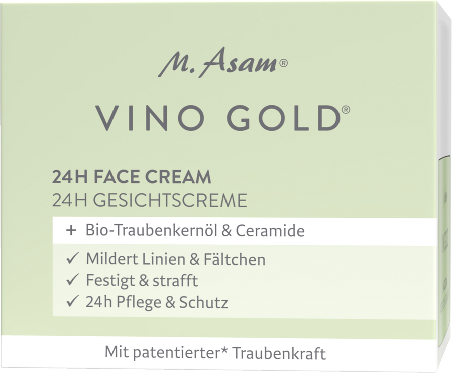 Дневной крем M. Asam Vino Gold 24H Gesichtscreme
Дневной крем M. Asam Vino Gold 24H Gesichtscreme