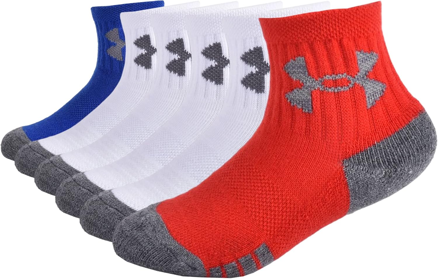 Детские четвертные носки Under Armour для мальчиков (мультипак), Red Tech
Детские четвертные носки Under Armour для мальчиков (мультипак), Red Tech