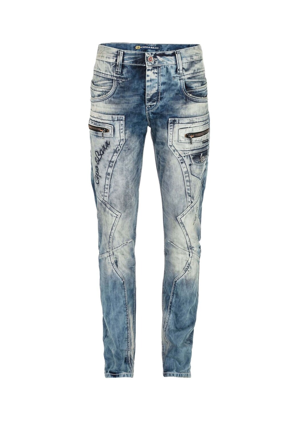 Джинсы в повседневном байкерском стиле CIPO & BAXX, цвет Standard
Джинсы в повседневном байкерском стиле CIPO & BAXX, цвет Standard