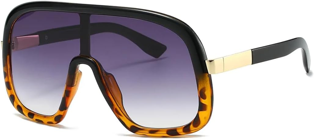 Винтажные солнцезащитные очки большого размера для женщин и мужчин, в стиле панк, популярные, в крупной оправе, роскошные дизайнерские очки с защитой от УФ-излучения UV400 SZVVBKK, Black Leopard Gray
Винтажные солнцезащитные очки большого размера для женщин и мужчин, в стиле панк, популярные, в крупной оправе, роскошные дизайнерские очки с защитой от УФ-излучения UV400 SZVVBKK, Black Leopard Gray