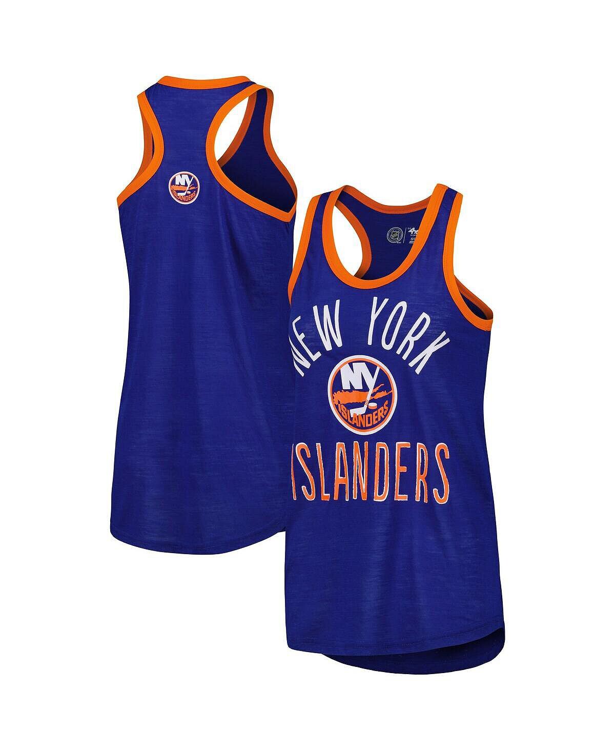 Женская майка Royal New York Islanders First Base Racerback с овальным вырезом G-III 4Her by Carl Banks
Женская майка Royal New York Islanders First Base Racerback с овальным вырезом G-III 4Her by Carl Banks