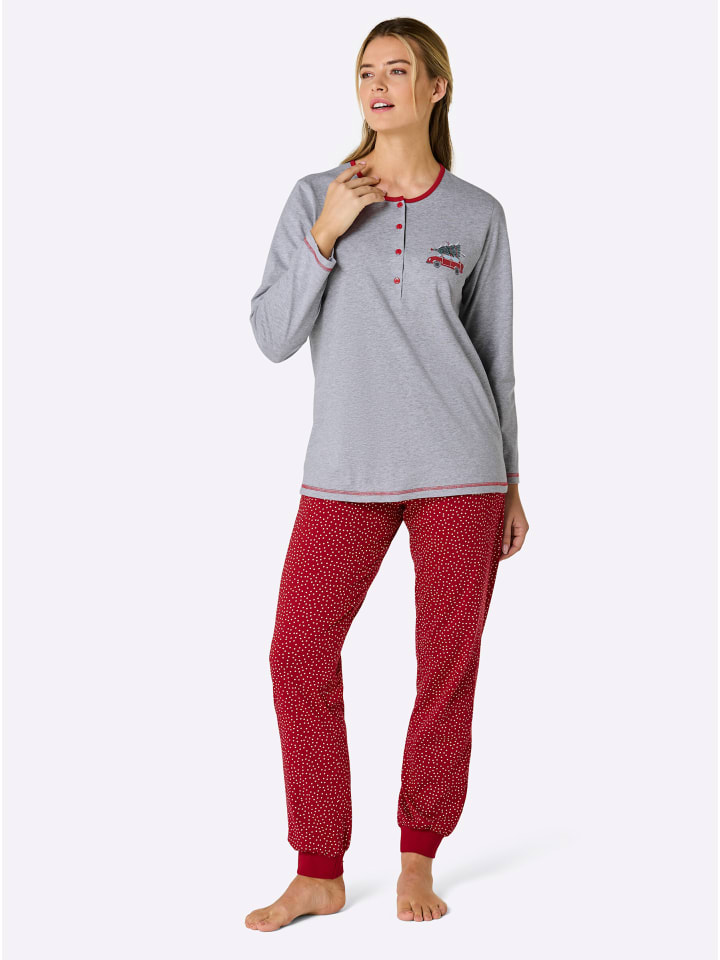 Comtessa Пижама серо-меланжевого красно-коричневого цвета
Comtessa Пижама серо-меланжевого красно-коричневого цвета