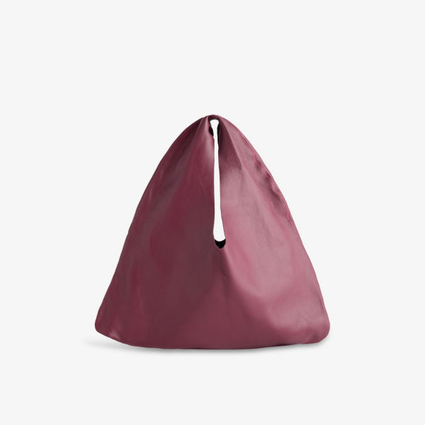 Сумка-хобо The Row Биндл маленькая кожаная, бордовый
Сумка-хобо The Row Биндл маленькая кожаная, бордовый