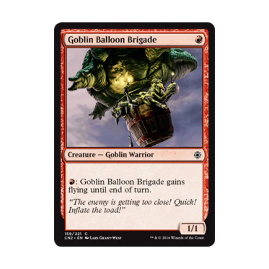 CCG Бригада Воздушных Шаров Гоблинов (C) (Фольга), MTG - Conspiracy - Take the Crown
CCG Бригада Воздушных Шаров Гоблинов (C) (Фольга), MTG - Conspiracy - Take the Crown