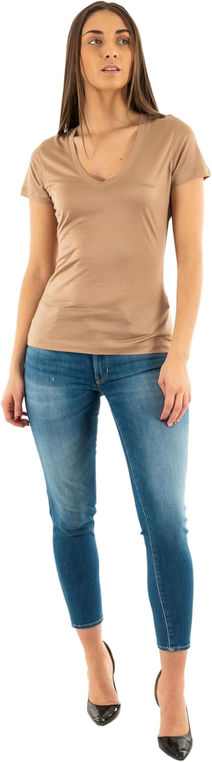 GUESS Женская футболка Eco Short Sleeve Light Basic, Wet Sand, Бежевый, GUESS Женская футболка Eco Short Sleeve Light Basic, Wet Sand
GUESS Женская футболка Eco Short Sleeve Light Basic, Wet Sand, Бежевый, GUESS Женская футболка Eco Short Sleeve Light Basic, Wet Sand