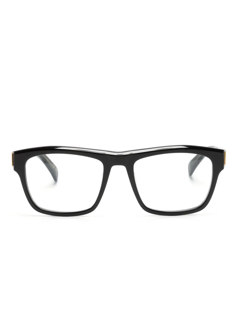 Очки в квадратной оправе Dunhill, черный 
Очки в квадратной оправе Dunhill, черный
