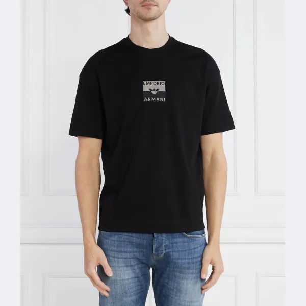 Футболка стандартного кроя Emporio Armani, черный
Футболка стандартного кроя Emporio Armani, черный