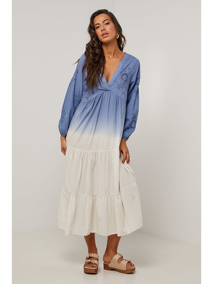 Платье до колена Le Monde du Lin, синий/белый
Платье до колена Le Monde du Lin, синий/белый