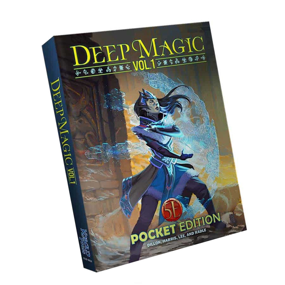 Ролевая игра Kobold Press Deep Magic: Vol 1 Pocket Edition (D&D 5E Compatible)
Ролевая игра Kobold Press Deep Magic: Vol 1 Pocket Edition (D&D 5E Compatible)