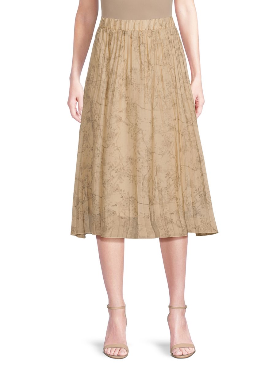 Юбка миди с цветочным принтом и плиссе Wdny, бежевый
Юбка миди с цветочным принтом и плиссе Wdny, бежевый