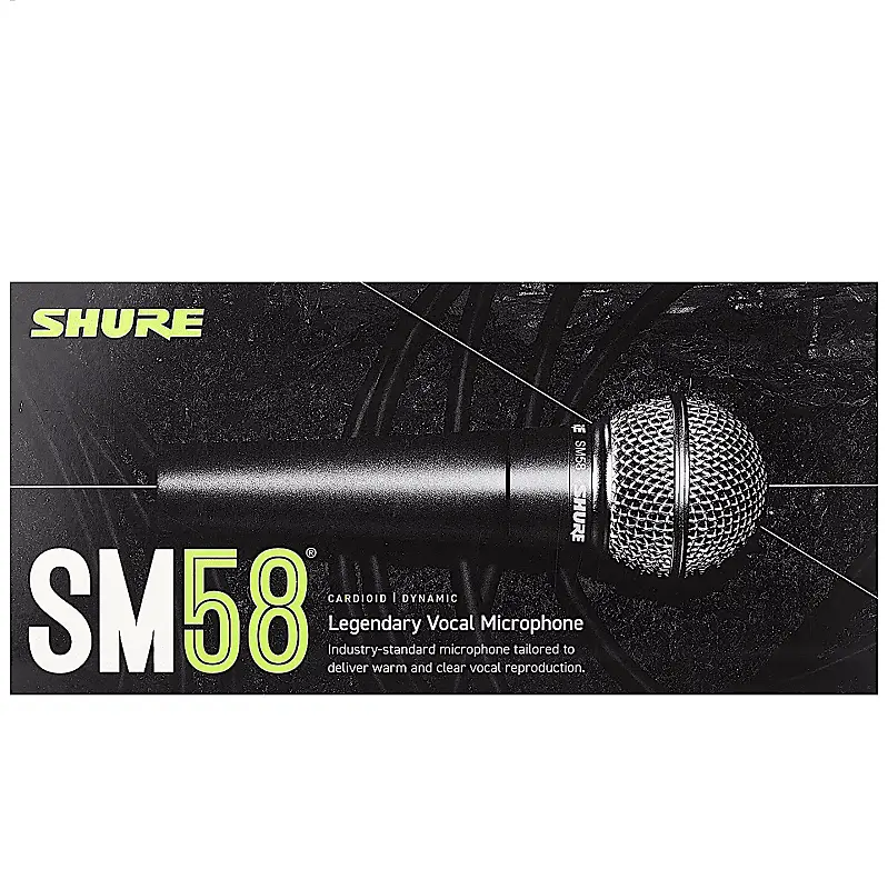 Микрофон Shure SM58 Handheld Cardioid Dynamic Microphone
Микрофон Shure SM58 Handheld Cardioid Dynamic Microphone