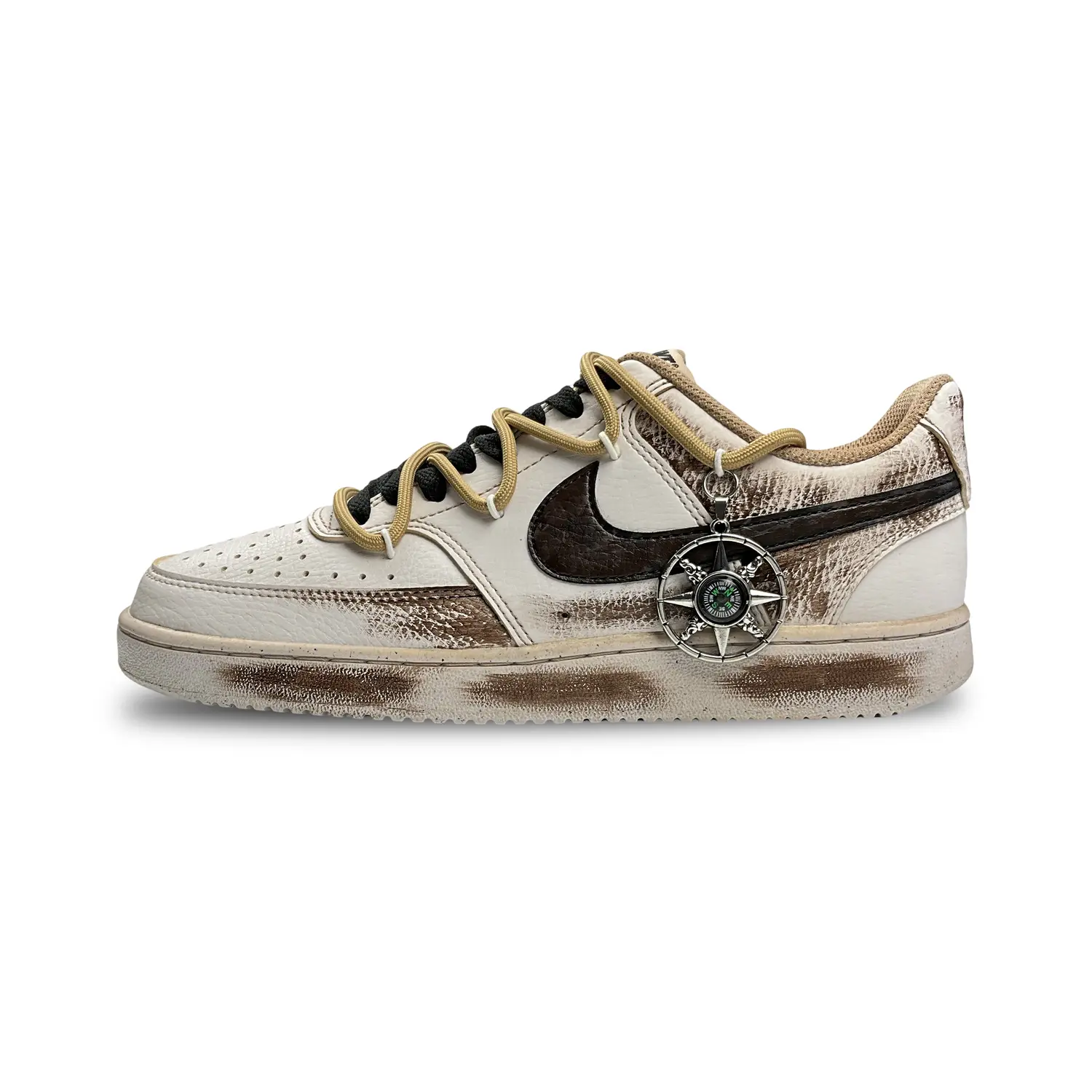 Кроссовки Nike Court Vision 1 Skateboarding Shoes Men Low-top White/Brown, коричневый
Кроссовки Nike Court Vision 1 Skateboarding Shoes Men Low-top White/Brown, коричневый