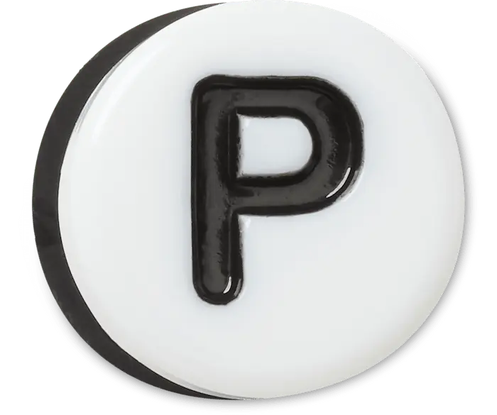 Джиббитсы Tiny Friendship Letter P Crocs 
Джиббитсы Tiny Friendship Letter P Crocs